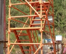 高空作業(yè)安全爬梯每個(gè)部件搭建要求